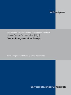 cover image of Verwaltungsrecht in Europa